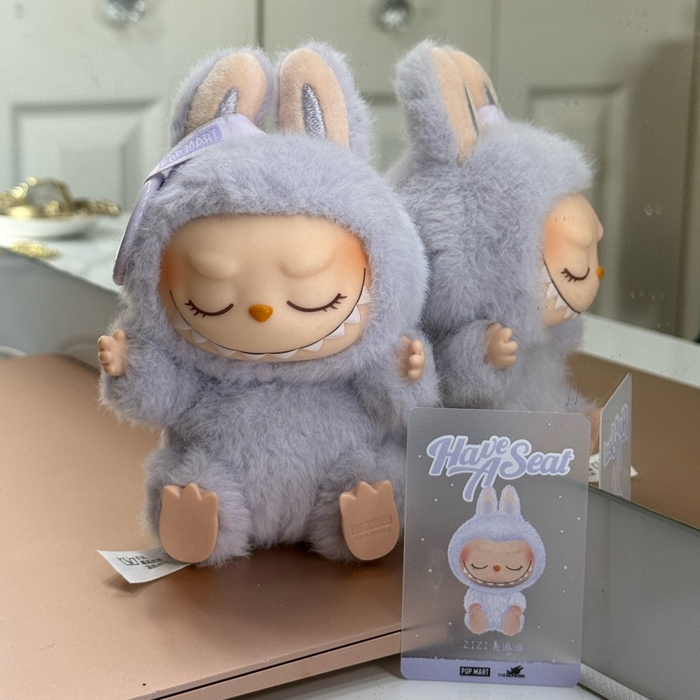 SOLD Authentic Labubu Have a Seat Zizi Light Purple Monster